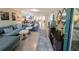 Open-concept living room with comfortable seating and stylish decor creates an inviting space at 8260 32Nd N Ave, St Petersburg, FL 33710