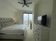 Bedroom with TV and ocean view at 100 1St N Ave # 702, St Petersburg, FL 33701