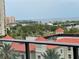 Scenic view from the balcony showcasing the coastline and surrounding landscape at 100 1St N Ave # 702, St Petersburg, FL 33701