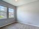 Empty bedroom with neutral carpet and a large window letting in natural light at 1022 Montgomery Bell Rd, Wesley Chapel, FL 33543