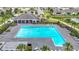 Community pool showcasing lap lanes, patio seating, and poolside recreation at 1022 Montgomery Bell Rd, Wesley Chapel, FL 33543