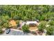 Aerial view of a playground surrounded by a lush tree canopy and a modern parking lot at 1022 Montgomery Bell Rd, Wesley Chapel, FL 33543