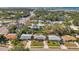Desirable neighborhood with lush greenery, a well-maintained road and a view of the city in the background at 11348 59Th Ter, Seminole, FL 33772