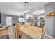 Open-concept dining area seamlessly connects to the kitchen and living room, ideal for entertaining at 11348 59Th Ter, Seminole, FL 33772