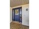 Elegant front door with decorative glass and sidelights, framed by a brick porch at 1766 Hitching Post Ln, Dunedin, FL 34698