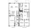Detailed floor plan showcasing the layout of the two-story home, including the kitchen and primary suite at 2717 Chestnut Creek Pl, Brandon, FL 33510