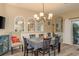 Tasteful dining area featuring elegant furnishings and natural light at 2747 Wood Pointe Dr, Holiday, FL 34691