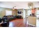 Living room with open layout to the kitchen area and an open floor plan at 3139 W Varn Ave, Tampa, FL 33611