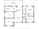 Detailed floor plan showcasing the layout of the home including dimensions of each room at 4230 Indianapolis Ne St, St Petersburg, FL 33703