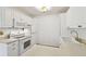Kitchen featuring white cabinets and modern appliances at 506 S Melville Ave, Tampa, FL 33606
