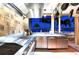 Outdoor kitchen with stainless steel appliances and water views, perfect for alfresco dining at 514 Harbor N Dr, Indian Rocks Beach, FL 33785