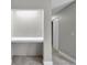 Home office space features built in desk and tile flooring at 5306 Marlwood Ct, Tampa, FL 33624