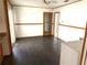 Bright dining area featuring modern dark wood floors and ceiling fan at 6441 27Th N Ave, St Petersburg, FL 33710