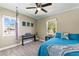 Comfortable bedroom featuring bright light, bed, piano, and hanging swing at 715 39Th Ne Ave, St Petersburg, FL 33703