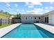 Inviting backyard pool features a brick patio and sunny skies at 715 39Th Ne Ave, St Petersburg, FL 33703