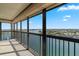Balcony with beautiful view of the surrounding waterways at 9415 Blind Pass Rd # 1201, St Pete Beach, FL 33706