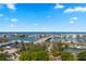 Wonderful view from above looking over a bridge and waterfront on a sunny day at 9415 Blind Pass Rd # 1201, St Pete Beach, FL 33706