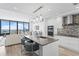 Bright, modern kitchen with a large island, stainless steel appliances, and city views at 100 1St N Ave # 2207, St Petersburg, FL 33701