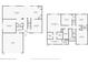 Comprehensive view of both the first and second floor plans, outlining the home's layout and dimensions at 10337 River Bream Dr, Riverview, FL 33569