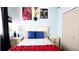 Cozy bedroom featuring a comfortable bed, bedside tables, and stylish decor at 12808 Killarney Ct, Odessa, FL 33556