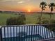 Backyard features a pool, scenic views, and a sunset at 14510 Mj Rd, Myakka City, FL 34251