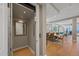 Spacious elevator that opens into a dining area with scenic views of the beach at 2 Gulf Blvd, Indian Rocks Beach, FL 33785