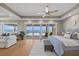 This primary suite features a private balcony overlooking the ocean at 2 Gulf Blvd, Indian Rocks Beach, FL 33785