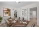 Dining room with modern decor, wooden table, and natural light at 2449 16Th N St, St Petersburg, FL 33704