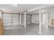 Spacious garage with multiple doors and support posts at 2449 16Th N St, St Petersburg, FL 33704