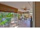 Outdoor patio space offering views of the lush, tropical landscape at 3053 S Concordia Ave # A, Tampa, FL 33629