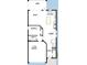 Main floor plan featuring an open-concept kitchen and living area with the primary suite conveniently located at 31343 Pendleton Landing Cir, Wesley Chapel, FL 33545