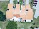 An aerial view showcases the well-maintained community and ample parking surrounding this property at 4360 Outrigger Ln, Tampa, FL 33615