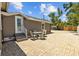 Brick patio with outdoor seating area and a view of the house at 475 28Th N Ave, St Petersburg, FL 33704