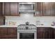 Close-up on a gourmet kitchen with stainless steel appliances and white countertops at 475 28Th N Ave, St Petersburg, FL 33704