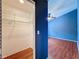 Organized closet featuring ample shelving and storage space at 507 E Curlew Pl, Tarpon Springs, FL 34689