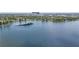 Scenic aerial perspective of the lake, capturing the beauty of the surrounding area at 5109 Vinson Dr, Tampa, FL 33610