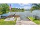 Community provides a lake access point with docks and boat ramp at 5109 Vinson Dr, Tampa, FL 33610