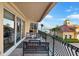 Outdoor balcony seating offers amazing views of the water and nearby marina at 521 Mandalay Ave # 307, Clearwater Beach, FL 33767