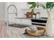 Kitchen featuring stainless steel appliances, a stylish sink, and a beautiful stone countertop at 5530 N 9Th St # 6, Tampa, FL 33604