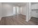 Open room features wood flooring and white trim at 5530 N 9Th St # 6, Tampa, FL 33604