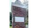 Historic Lake Roberta and Roberta Circle brick sign featuring architectural details and mature trees at 5530 N 9Th St # 6, Tampa, FL 33604
