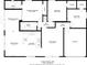 Detailed floorplan showcasing the layout of a 1343 sq ft home with multiple bedrooms and living spaces at 5720 Half Moon Lake Rd, Tampa, FL 33625