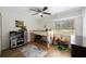 Stylish bedroom features a lofted bed at 5933 Carina Trce, Wesley Chapel, FL 33545