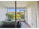 Enjoy the waterfront view from the screened lanai at 6109 Bayside Key Dr, Tampa, FL 33615