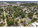 Expansive aerial view of a quiet neighborhood featuring mature trees and a mix of single-Gathering homes at 6489 30Th N St, St Petersburg, FL 33702