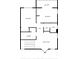 Upstairs floor plan featuring bedrooms, bathrooms, laundry, Gathering room and balcony at 6627 Date Palm S Ave, St Petersburg, FL 33707