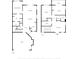 Detailed floor plan showcasing the layout of the entire home's first and second floors at 6627 Date Palm S Ave, St Petersburg, FL 33707