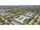 Extensive aerial view of the condominium complex surrounded by tree-lined streets and a flourishing community at 701 Poinsettia Rd # 340, Belleair, FL 33756