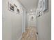 Hallway with modern decor and recessed lighting at 7304 Lakeside Blvd, Tampa, FL 33614