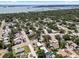 A neighborhood overview shot showing the surrounding homes and tree coverage at 8020 24Th Ave N, St Petersburg, FL 33710